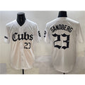 marshops Chicago Cubs #23 Ryne Sandberg White  'Gothic North Side Edition' Vapor Premier Limited Stitched Jersey