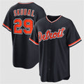 marshops Detroit Tigers #29 Tarik Skubal Navy  Alternate Stitched Jersey