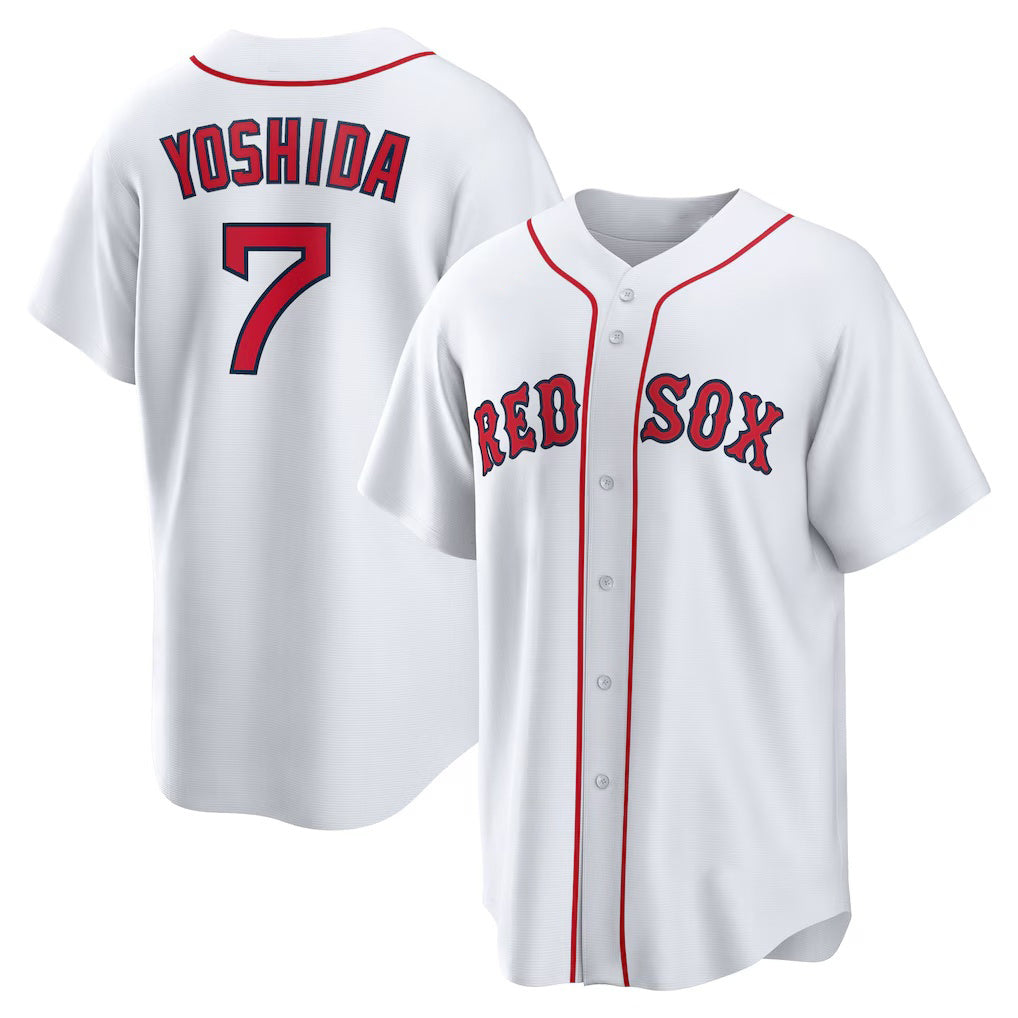marshops Boston Red Sox #7 Masataka Yoshida White  Replica Player Jersey