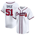 marshops Atlanta Braves #51 Chris Sale White  Home Limited Player Jersey