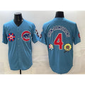 marshops Chicago Cubs #4 Pete Crow-Armstrong Blue  2025 Tokyo Series 2nd Alternate Limited Stitched Jersey