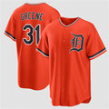 marshops Detroit Tigers #31 Riley Greene Orange  Alternate Stitched Jersey