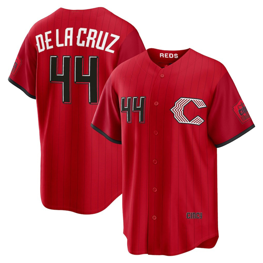 marshops  Cincinnati Reds #44 Elly De La Cruz Red  2026 City Connect Stadium Jersey