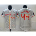 marshops Houston Astros #44 Yordan Alvarez Number White  2023 City Connect Flex Base Stitched Jersey 2
