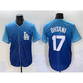 marshops Los Angeles Dodgers #17 Shohei Ohtani Blue  Stitched Jersey