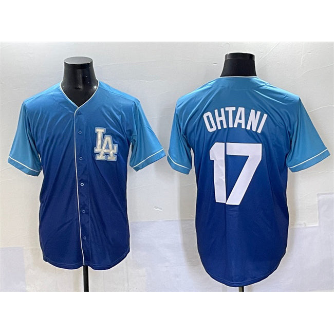 marshops Los Angeles Dodgers #17 Shohei Ohtani Blue  Stitched Jersey