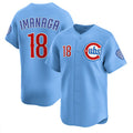 marshops Chicago Cubs #18 Sh¨­ta Imanaga Blue  2024-25 2nd Alternate Limited Stitched Jersey