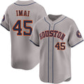 marshops Houston Astros #45 Tatsuya Imai Grey  2026 Limited Stitched Jersey