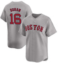 marshops Boston Red Sox #16 Jarren Duran Gray  2024 Away Limited Stitched Jersey