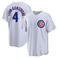 marshops Chicago Cubs #4 Pete Crow-Armstrong White  Home Replica Jersey