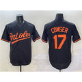 marshops Baltimore Orioles #17 Colton Cowser Black  Cool Base Stitched Jersey