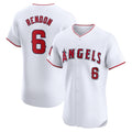 marshops Los Angeles Angels #6 Anthony Rendon White  Home Elite Player Jersey