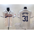 marshops Detroit Tigers #31 Riley Greene White  With Patch Cool Base Stitched Jersey