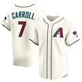 marshops Arizona Diamondbacks #7 Corbin Carroll Cream  Home Limited Player Jersey