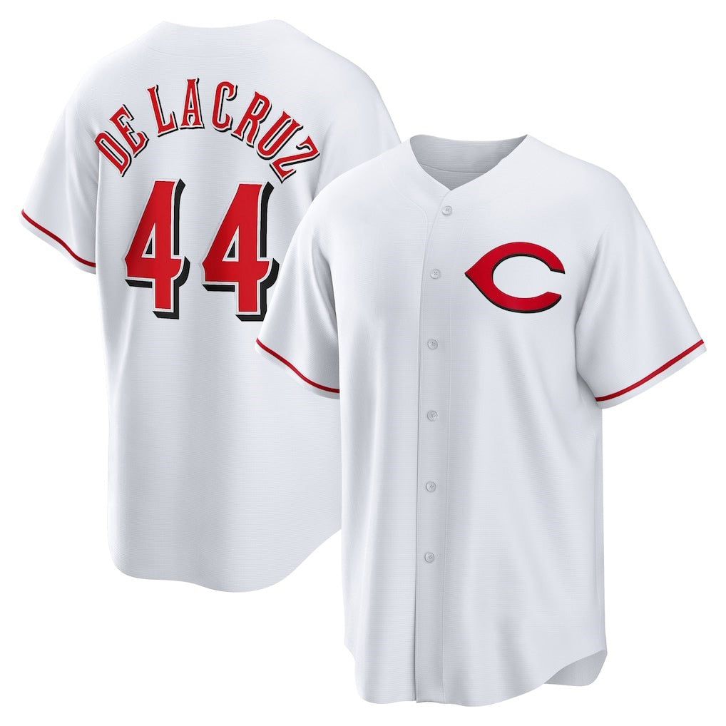 marshops  Cincinnati Reds #44 Elly De La Cruz White  Alternate 2 Replica Jersey