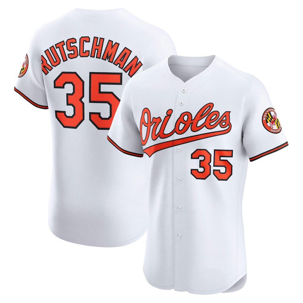 marshops Baltimore Orioles #35 Adley Rutschman White  Home Elite Jersey