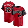 marshops  Chicago White Sox #12 Colson Montgomery Red Black  2025 City Connect Limited Stitched Jersey