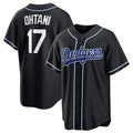 marshops Los Angeles Dodgers #17 Shohei Ohtani 2026 Black  Out Stitched Jersey