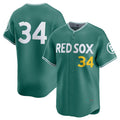 marshops Boston Red Sox #34 David Ortiz Green  2025 City Connect Limited Stitched Jersey