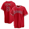 marshops Los Angeles Angels #6 Anthony Rendon Red  Alternate Replica Player Name Jersey