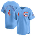 marshops Chicago Cubs #4 Pete Crow-Armstrong Light Blue  Alternate Limited Player Jersey