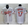 marshops Los Angeles Dodgers #17 Shohei Ohtani White  Mexico Cool Base Stitched Jersey