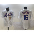 marshops New York Mets #16 Dwight Gooden White  Cool Base Stitched Jerseys