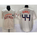 marshops Houston Astros #44 Yordan Alvarez Cream  Throwback Cooperstown Collection Limited Stitched Jersey