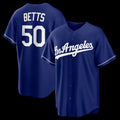 marshops Los Angeles Dodgers #50 Mookie Betts Royal  Alternate Replica Jersey