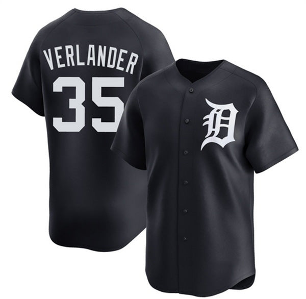 marshops Detroit Tigers #35 Justin Verlander Black  2026 Limited Stitched Jersey