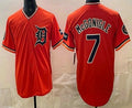 marshops Detroit Tigers #7 Kevin McGonigle Orange  Limited Jersey