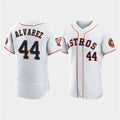 marshops Houston Astros #44 Yordan Alvarez White  60th Anniversary Flex Base Stitched Jersey