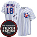 marshops Chicago Cubs #18 Sh¨­ta Imanaga White  2025 World Tour Tokyo Series Home Stitched Jersey